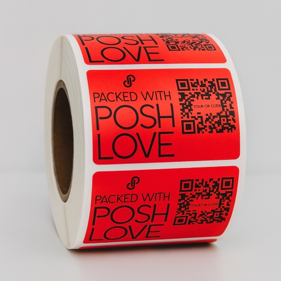 Custom Closet Name Sticker Roll 100 PCS 2.25″×1.25″ Personalized QR-Code Labels - Picture 4 of 6